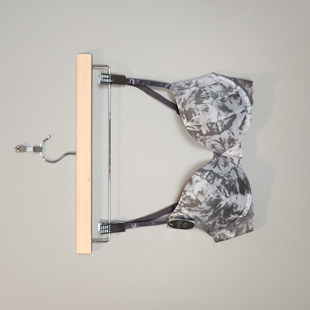 NWT Sophie B Gray Invisible‎ Edge Bra Size 34C